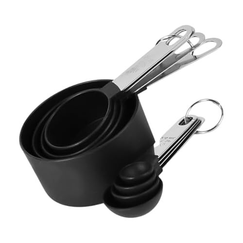KIXZSAZ 8Pcs Messwerkzeuge DIY Genaue Professionelle Griff Löffel Tassen Set Mehrzweck Backen Zubehör Haushalt von KIXZSAZ