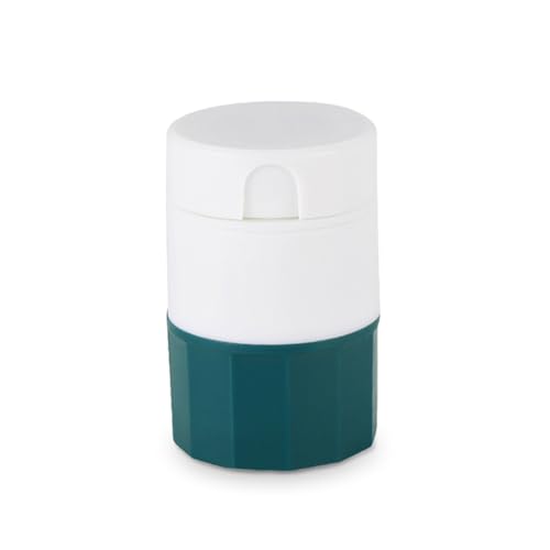 KIXZSAZ ABS Pill Splitter 4 in 1 Verstellbarer Tablettenteiler Indoor Outdoor Haushalt Büro Reisen Crusher Schleifwerkzeug, Grün KIXZSAZ ABS Pill Splitter 4 in 1 Verstellbarer Tablettenteiler Indoor Outdoor Haushalt Büro Reisen Crusher Schleifwerkzeug, Grün von KIXZSAZ