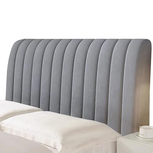 KIXZSAZ All Inclusive Kopfteilbezug, staubdicht, mit elastischen Bändern, gepolsterter Kopfteilbezug aus Polyester, dicker Baumwolle, leicht zu reinigen , dunkelgrau , 150CM KIXZSAZ All Inclusive Kopfteilbezug, staubdicht, mit elastischen Bändern, gepolsterter Kopfteilbezug aus Polyester, dicker Baumwolle, leicht zu reinigen , dunkelgrau , 150CM von KIXZSAZ