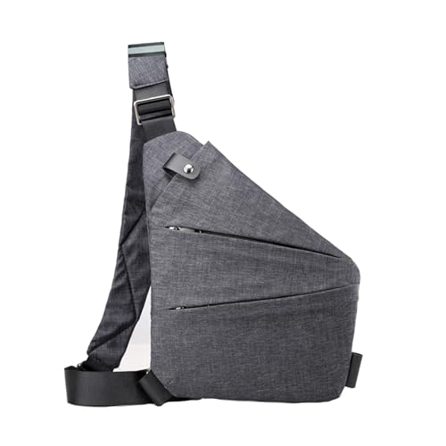 KIXZSAZ Bequeme und atmungsaktive Multifunktions Umhängetasche für erwachsene Männer, Polyester für ältere Männer, Sport Gürteltasche KIXZSAZ Bequeme und atmungsaktive Multifunktions Umhängetasche für erwachsene Männer, Polyester für ältere Männer, Sport Gürteltasche von KIXZSAZ