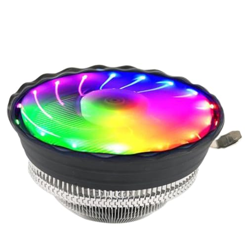 KIXZSAZ Computer CPU Kühler, tragbar, professionell, RGB, 48 CFM, 2000 U/min, DC, 12 V, Lüfter, modifiziert, ersetzt Desktop Heizkörper von KIXZSAZ