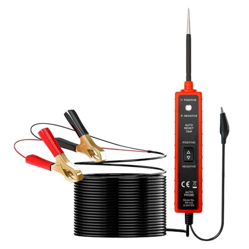 KIXZSAZ Elektrischer Testlicht Auto Stromkreistester für die Autodiagnose. ABS Hersteller – DC Automotive Electrical System Tester KIXZSAZ Elektrischer Testlicht Auto Stromkreistester für die Autodiagnose. ABS Hersteller – DC Automotive Electrical System Tester von KIXZSAZ