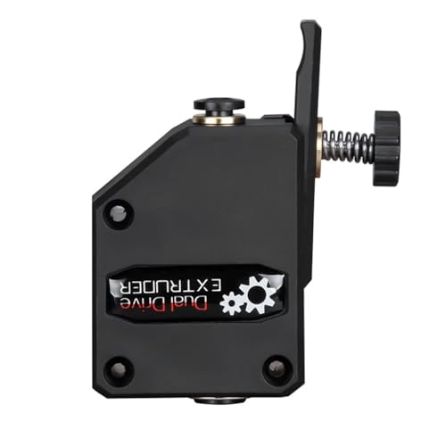 KIXZSAZ Extruder Kit Kunststoff Doppelantrieb 3:1 Innenzahnrad 3D Drucker TPU TPE Flexible Filamentwerkzeuge Wartungsteile, Schwarz von KIXZSAZ