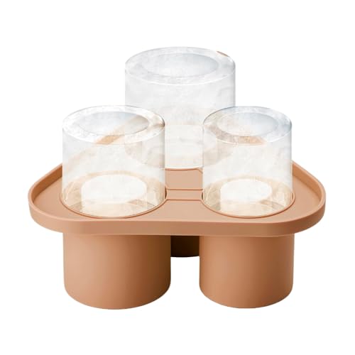 KIXZSAZ Form Silikon Eiswürfelschale für Becherbecher, praktische Lösung zur Eisherstellung, Silikagel Eiswürfelschalen, Silikon Eisbereiter, Bernstein KIXZSAZ Form Silikon Eiswürfelschale für Becherbecher, praktische Lösung zur Eisherstellung, Silikagel Eiswürfelschalen, Silikon Eisbereiter, Bernstein von KIXZSAZ