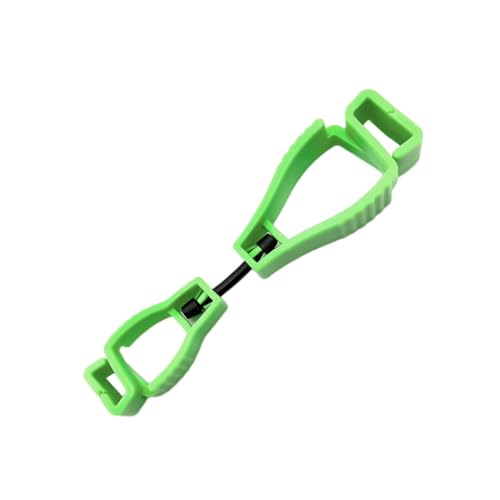 KIXZSAZ Handschuhgreifer Clip Taillenschnalle Clips Kunststoff Anti Rutsch Handschuhe Halter mit Metallhaken Feuerwehr Baustellen, Grün KIXZSAZ Handschuhgreifer Clip Taillenschnalle Clips Kunststoff Anti Rutsch Handschuhe Halter mit Metallhaken Feuerwehr Baustellen, Grün von KIXZSAZ