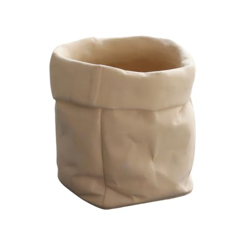 KIXZSAZ Imitation Kraftpapier Beton Blumentopf für Haus und Garten Dekor Kreativer Zement Blumentopf Imitation Kraft KIXZSAZ Imitation Kraftpapier Beton Blumentopf für Haus und Garten Dekor Kreativer Zement Blumentopf Imitation Kraft von KIXZSAZ