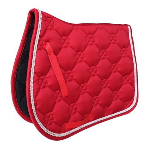 KIXZSAZ Innovative Sattelunterlage für Pferdesättel – High Mesh End High Mesh End Sattelunterlagen Set Reitsportbedarf, Rot von KIXZSAZ