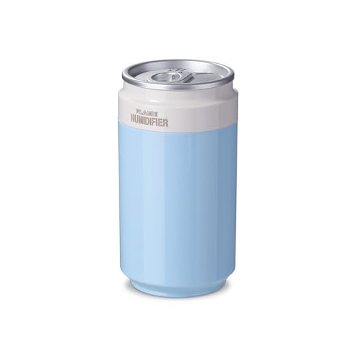 KIXZSAZ Luftbefeuchter 200 ml Elektronische Tischplatte Geräuscharmer Schlafzimmer-Vernebelungsdiffusor Kunststoff Tragbarer Nebelerzeuger für Auto, Blau von KIXZSAZ