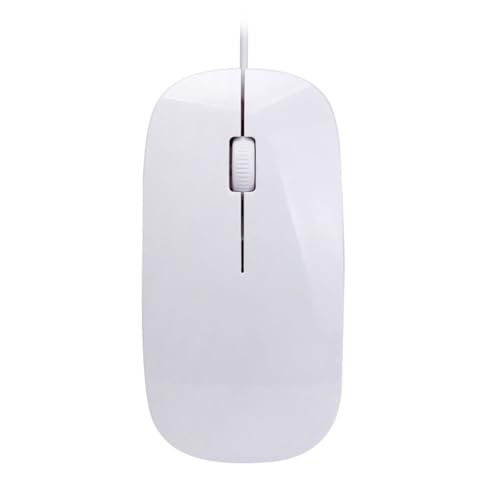 KIXZSAZ Maus Wired Mini Präzise Positionierung Optische Computer Mäuse Haut Touch Komfortable Computer Fitting, Weiß KIXZSAZ Maus Wired Mini Präzise Positionierung Optische Computer Mäuse Haut Touch Komfortable Computer Fitting, Weiß von KIXZSAZ