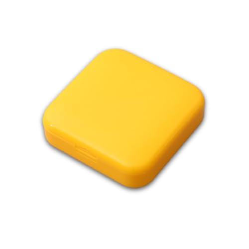KIXZSAZ Mini-Pillenetui 2 Gitter leer täglich Pillen Aufbewahrungsbox Container Cases Spender Fitnessstudio Haushaltszubehör Handtasche, Gelb KIXZSAZ Mini-Pillenetui 2 Gitter leer täglich Pillen Aufbewahrungsbox Container Cases Spender Fitnessstudio Haushaltszubehör Handtasche, Gelb von KIXZSAZ