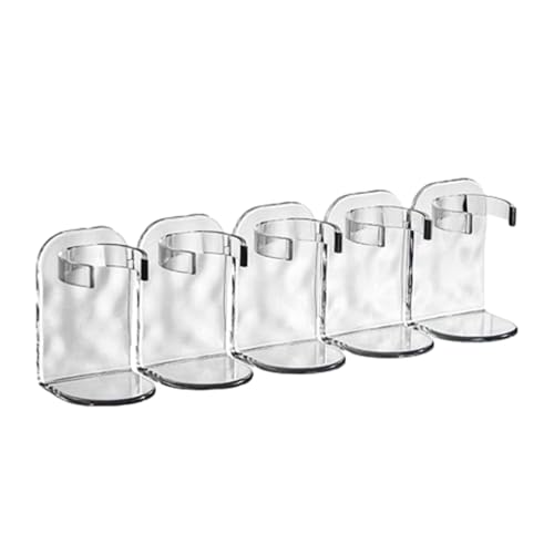 KIXZSAZ Platzsparendes Badezimmerregal, multifunktional, breite Anwendungen, Multifunktions Duschorganisator, Transparente Farbe A von KIXZSAZ