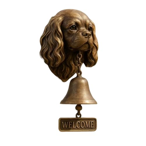 KIXZSAZ Retro Spaß Bulldog Willkommen Glocke Wand Haustier Hund Türklingel Charmante Eingang Dekoration Ren Hundeliebhaber Home Dekoration, Kavalier KIXZSAZ Retro Spaß Bulldog Willkommen Glocke Wand Haustier Hund Türklingel Charmante Eingang Dekoration Ren Hundeliebhaber Home Dekoration, Kavalier von KIXZSAZ
