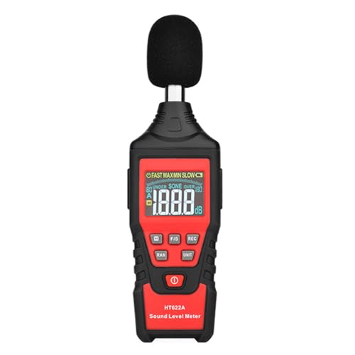 KIXZSAZ Schallpegelmesser 30 130 dBA LCD Professionelle Handmessgeräte Geräuschdiagnose Logger Indikatormessung Industriell, HT622A KIXZSAZ Schallpegelmesser 30 130 dBA LCD Professionelle Handmessgeräte Geräuschdiagnose Logger Indikatormessung Industriell, HT622A von KIXZSAZ