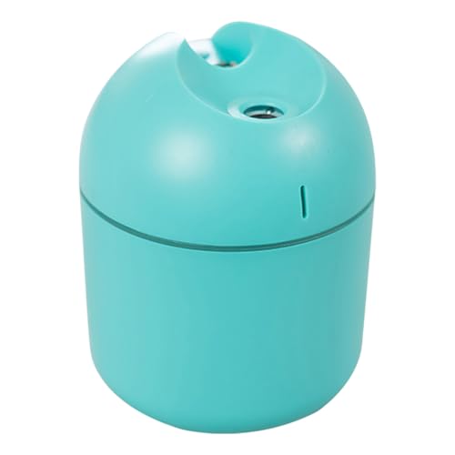 KIXZSAZ Schreibtisch 2 in 1 LED Nachtlicht Luftbefeuchter mit zwei Modi, 250 ml, Luftdiffusor, Auto, kühler Sprühnebel, Büro, Wohnheim, Zerstäuber, Grüne 5 Stöcke von KIXZSAZ