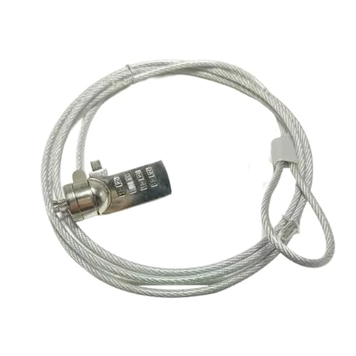 KIXZSAZ Sicherheitsschloss mit Zahlenschloss, ummanteltes Seil, robust und widerstandsfähig, für Koffer, Outdoor Reisen, Fahrräder, Kabel. von KIXZSAZ