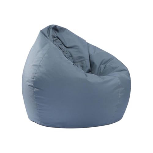 KIXZSAZ Sofa Beutel Bezug, hohe Belastbarkeit und starke Unterstützung für langanhaltenden Schutz, Stoff Sitzsack Stuhl Bezug, Stuhl Beutel Bezug, grau von KIXZSAZ