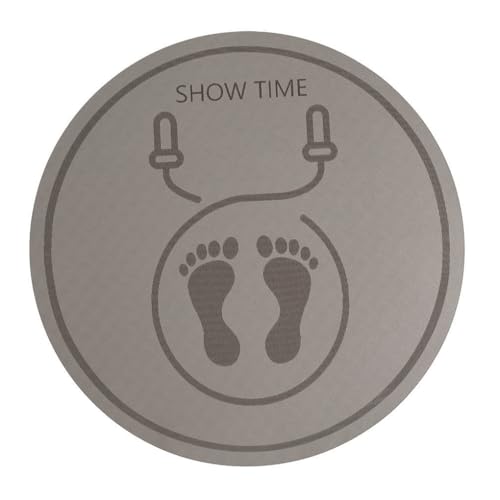 KIXZSAZ Springseilmatte Yoga Sporting Mute Blanket Schallschutzmatten Fitnesstraining Indoor Outdoor Spielplatz, Grau KIXZSAZ Springseilmatte Yoga Sporting Mute Blanket Schallschutzmatten Fitnesstraining Indoor Outdoor Spielplatz, Grau von KIXZSAZ