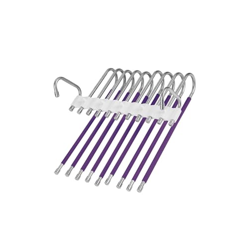 KIXZSAZ Stilvolle Slack Kleiderbügel, Mehrzweck Hängeregal, Violett, 33.2 x 24 cm KIXZSAZ Stilvolle Slack Kleiderbügel, Mehrzweck Hängeregal, Violett, 33.2 x 24 cm von KIXZSAZ