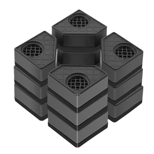 KIXZSAZ Stoßdämpfungs Trommelwellen Radhalterung zur Geräuschreduzierung. Ergreifen Sie die Füße der Waschmaschine fest mit dem Stoßdämpfer Pad, Quadratisch dreischichtig von KIXZSAZ