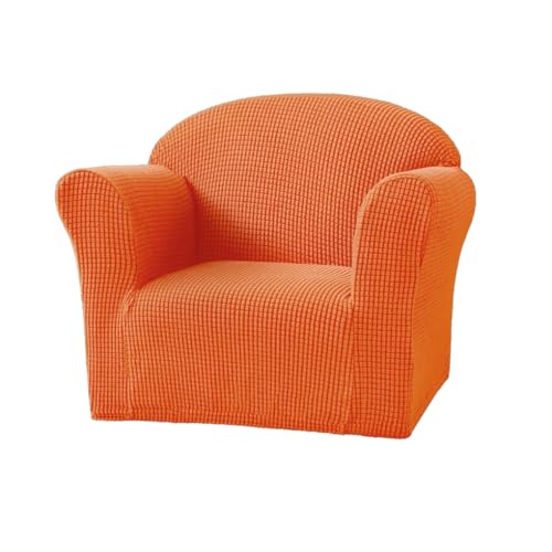 KIXZSAZ Stretch Schonbezüge, flexibel und multifunktional, schützen das Sofa vor Abnutzung. Polyester elastischer Sofabezug. Sofa Schonbezüge, orange von KIXZSAZ