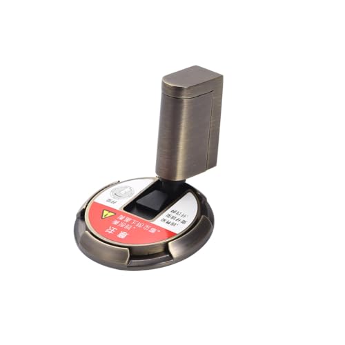 KIXZSAZ Türstopper Winddichter Bodenstopper Höhenverstellbare Lochmontage Selbstverriegelnde Stopper Hardware Schlafzimmer Wohnzimmer, Bronze von KIXZSAZ