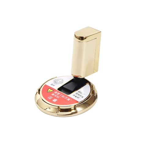 KIXZSAZ Türstopper Winddichter Bodenstopper Höhenverstellbare Lochmontage Selbstverriegelnde Stopper Hardware Schlafzimmer Wohnzimmer, Gold von KIXZSAZ