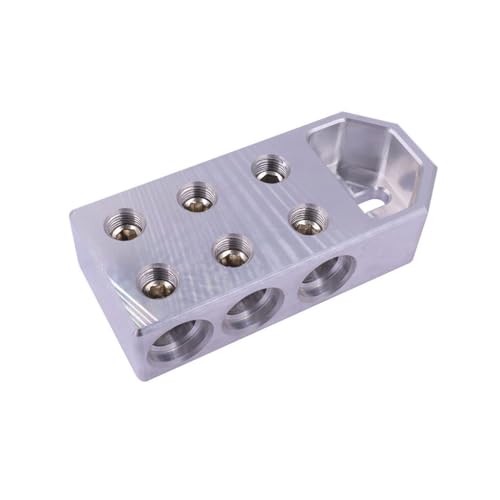 KIXZSAZ Universal Car Audio Top Post Vehicle Stereo Battery Terminal Connector Auto Upgrade Modifikation Ersatzteile, 6 Löcher von KIXZSAZ