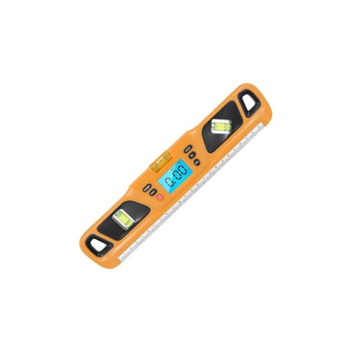 KIXZSAZ Vielseitiger 11 Zoll Neigungsmesser mit elektronischer Wasserwaage und Magneten für den einfachen Aufbau, Gelb, 11.3 x 2.3 x 0.8 Zoll KIXZSAZ Vielseitiger 11 Zoll Neigungsmesser mit elektronischer Wasserwaage und Magneten für den einfachen Aufbau, Gelb, 11.3 x 2.3 x 0.8 Zoll von KIXZSAZ