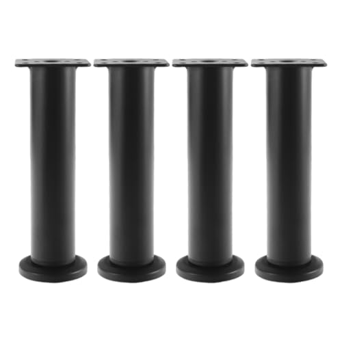 KIXZSAZ Weit verbreitete höhenvergrößernde Säule für Möbel, höhenvergrößernde Möbel, verstellbare Möbelbeine aus Stahl, rutschfest, Schwarz, 4 Stück 【18–30 cm】 KIXZSAZ Weit verbreitete höhenvergrößernde Säule für Möbel, höhenvergrößernde Möbel, verstellbare Möbelbeine aus Stahl, rutschfest, Schwarz, 4 Stück 【18–30 cm】 von KIXZSAZ