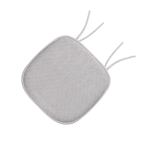 KIXZSAZ rutschfeste Stuhlkissen mit Stabiler und Selbstklebender Basis für sicheres Sitzen, in Mehreren farbenfrohen Farben erhältlich, Mülltonnenasche, 40 * 40cm KIXZSAZ rutschfeste Stuhlkissen mit Stabiler und Selbstklebender Basis für sicheres Sitzen, in Mehreren farbenfrohen Farben erhältlich, Mülltonnenasche, 40 * 40cm von KIXZSAZ