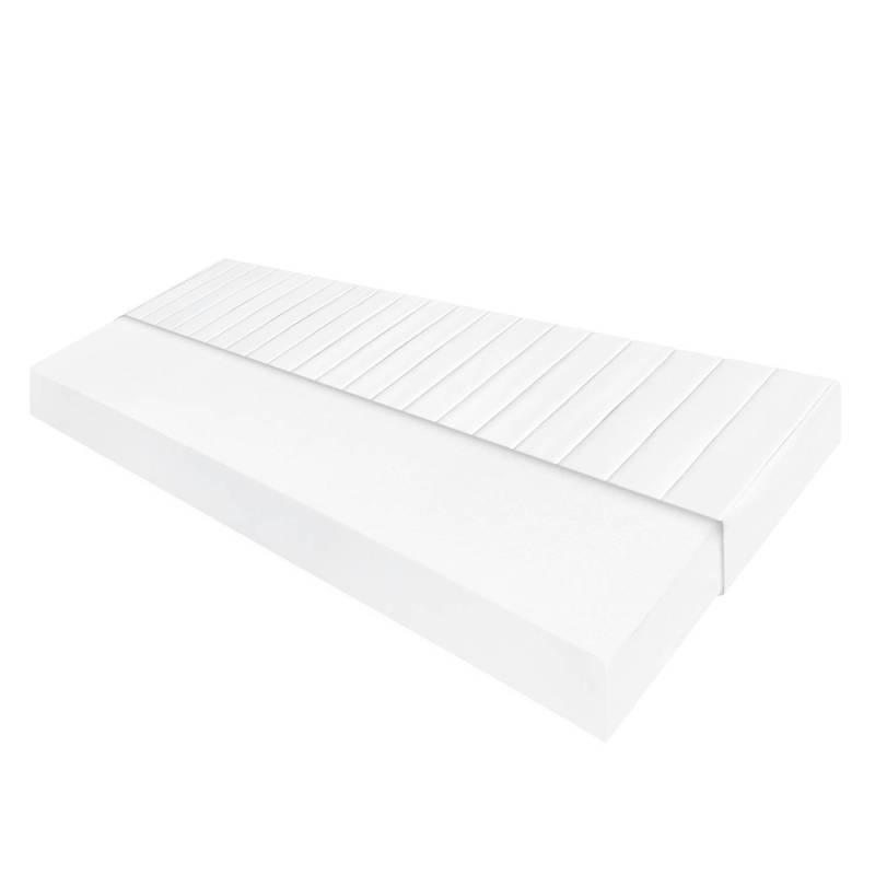 home24 Komfortschaummatratze Basic 100 x 200cm Microfaser Weiß von home24