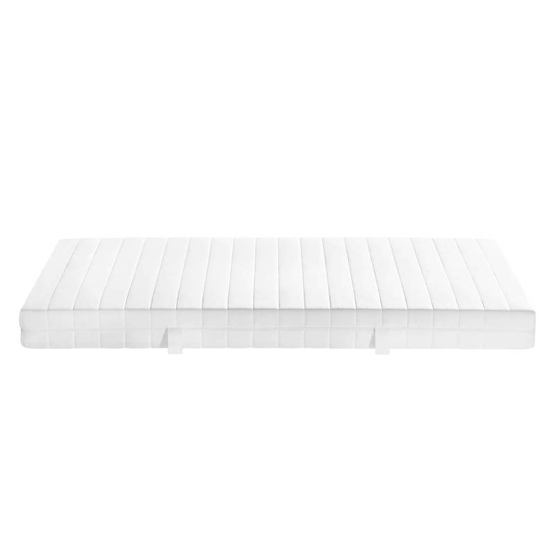 home24 Taschenfederkernmatratze Basic 100 x 200cm Microfaser Weiß von home24