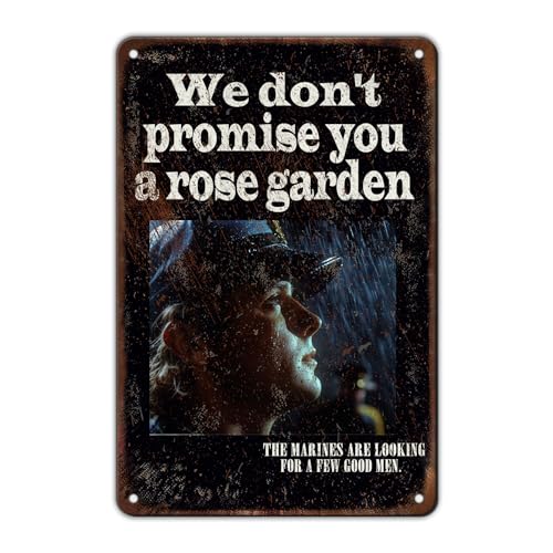 KIYOYO Metall-Blechschild mit Aufschrift "We Don't Promise You A Rose Garden Recruitment", 20,3 x 30,5 cm, Retro-Metallposter, lustiges Vintage-Blechschild für Zuhause, Küche, Garten, Bar, Kaffee KIYOYO Metall-Blechschild mit Aufschrift "We Don't Promise You A Rose Garden Recruitment", 20,3 x 30,5 cm, Retro-Metallposter, lustiges Vintage-Blechschild für Zuhause, Küche, Garten, Bar, Kaffee von KIYOYO