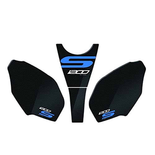 Für BMW K1200S 2003 2004 2005 2006 2007 2008 2009 K1300S 2009 2010 2011 2012 2013 2014 2015 2016 Motorrad rutschfeste Seitliche Tankpad-Aufkleber rutschfeste Aufkleber (Color : 13) von KIZQYN