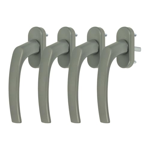 4 x Alu Fenstergriff in Dunkelsilber F9 - Stiftlänge 45mm 4 x Alu Fenstergriff in Dunkelsilber F9 - Stiftlänge 45mm von kj-vertrieb
