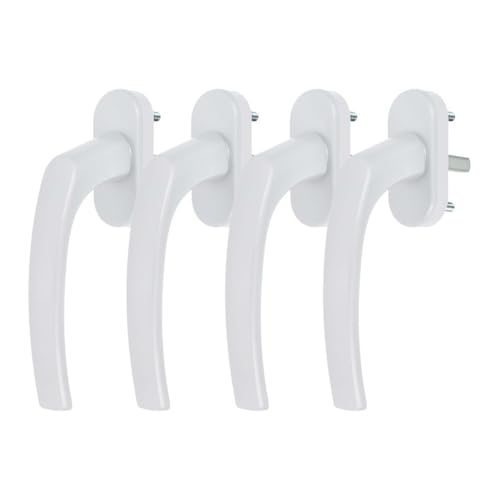 4 x Alu Fenstergriff in Weiß RAL 9016 - Stiftlänge 30mm 4 x Alu Fenstergriff in Weiß RAL 9016 - Stiftlänge 30mm von kj-vertrieb
