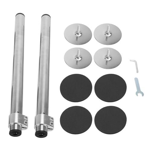 2pcs unterbeunstsenkende Unterstützung 41 bis 72 cm Edelstahl Robuster Konstruktion Unterbecken Spüle Reparaturkit von KJAOYU