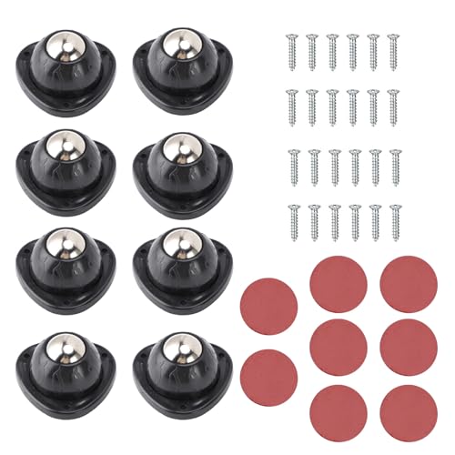 8pcs Self Adhesive Mini Caster Wheels, Self Adhesive Caster Wheels for Furniture, 360 Degree Rotate Wheels with 28LBS Load Capacity - for Small Appliance Storage 8pcs Self Adhesive Mini Caster Wheels, Self Adhesive Caster Wheels for Furniture, 360 Degree Rotate Wheels with 28LBS Load Capacity - for Small Appliance Storage von KJAOYU