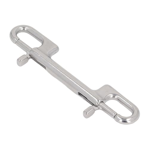 Double Ended Bolt Snap Hooks, Marine Grade Double End Scuba Diving Clips, 316 Stainless Steel Double Ended Screw Snap Hook - Diving Double Ended Snap Clips for Scuba Diving von KJAOYU