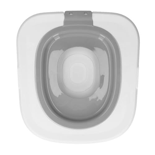 KJAOYU Katzen -Toilettentrainingssystem, Katzen -Toilettentrainingskit, graue Katze Toilettentrainingskit - entfernbar und wiederverwendbar für einfache Nutzung zu Hause in der Woh von KJAOYU
