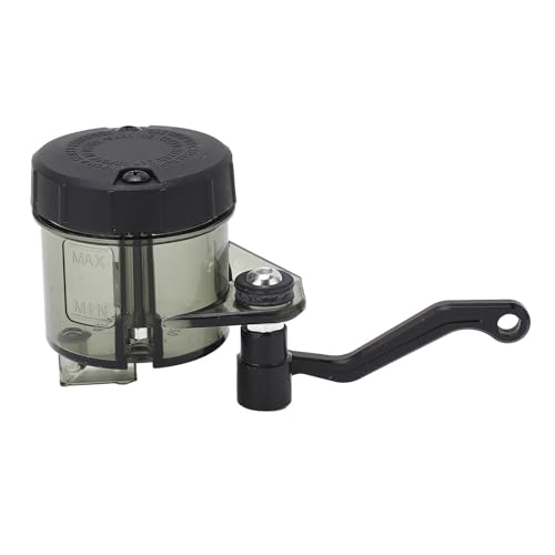 KJAOYU Motorcycle Front Brake Pump Oil Cup with 10cm Tubing and Long Bracket - Clutch Cylinder Fluid Reservoir Tank for CBR600RR, CBR1000RR, CBR600 - for Motorcycle Maintenance (Black) von KJAOYU
