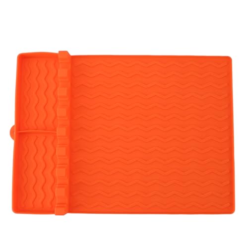 KJAOYU Silicone Grill Mat, Silicone Griddle Tools Mat, Large Heat and Easy to Mat for Outdoor Grilling and Kitchen Counter, for Organizing Grill Utensils and Seasoning Jars (Type 2) von KJAOYU