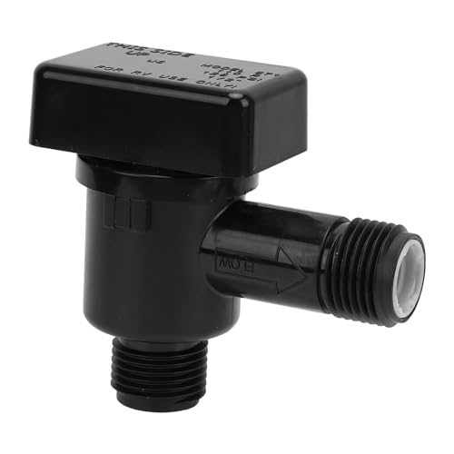 RV Vakuum Breaker -Scheckventil, s RV Black Tank Flush Check Ventil, Rückfluss -Verhinderung undichte Proof Schwarz Tanksystem Ventil für RV Trailer von KJAOYU