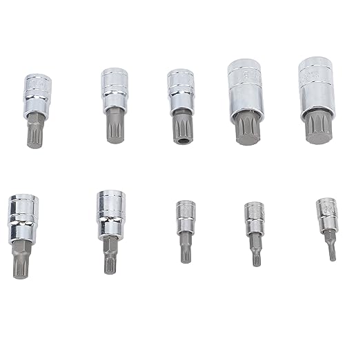 Torx Bit and Socket Set, Screwdriver Bit Socket Set Reliable Efficiency Rugged High Strength For Car and Motorcycle Repairs - Versatile and Durable for Various Applications von KJAOYU
