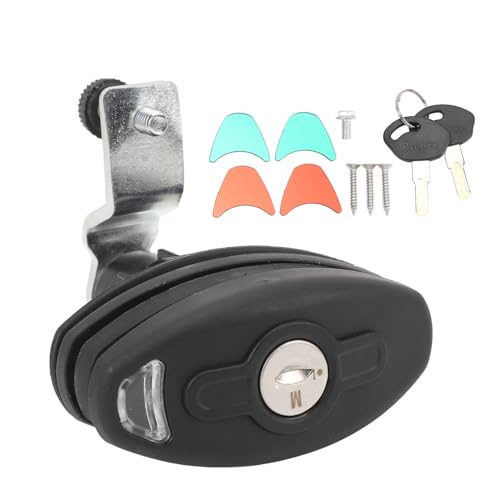 Truck Cap Locking, Truck Caps Locks Multifunctional Galvanized Iron Trailer Locking Latch RV Garage Door Lock for Cabinet - Truck Canopy Locks, Garage Door Lock for Trailer von KJAOYU
