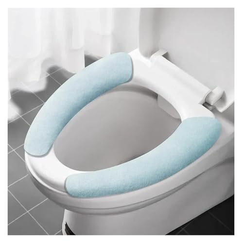 KJBDQQH Winter Toilettensitzauflage 2 Paar Wiederverwendbare warme Flanell-Toilettenaufkleber-Toilettensitzbezüge, waschbare Toilettensitzfüllung, Badezimmermatte, Sitzbezug, universell(Routine-Blue) KJBDQQH Winter Toilettensitzauflage 2 Paar Wiederverwendbare warme Flanell-Toilettenaufkleber-Toilettensitzbezüge, waschbare Toilettensitzfüllung, Badezimmermatte, Sitzbezug, universell(Routine-Blue) von KJBDQQH
