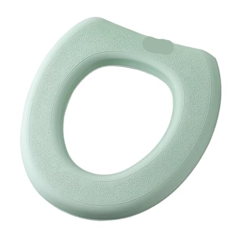Winter Toilettensitzauflage Waschbarer Toilettensitzbezug, wasserdichter Aufkleber, Schaumstoffkissen, V-förmiger Toilettensitz, Waschmaschine, Badezimmerutensil, Haushaltswaren(O-shaped MatchaGreen) Winter Toilettensitzauflage Waschbarer Toilettensitzbezug, wasserdichter Aufkleber, Schaumstoffkissen, V-förmiger Toilettensitz, Waschmaschine, Badezimmerutensil, Haushaltswaren(O-shaped MatchaGreen) von KJBDQQH