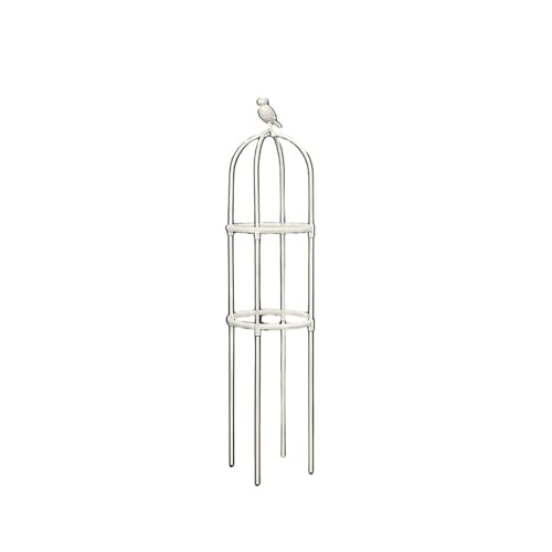tomatenkäfig Kletterpflanze Spalier Garten Blume Pflanze Unterstützung Käfig Klettern Unterstützung Spalier Klettern(White,2 Floors) von KJBDQQH