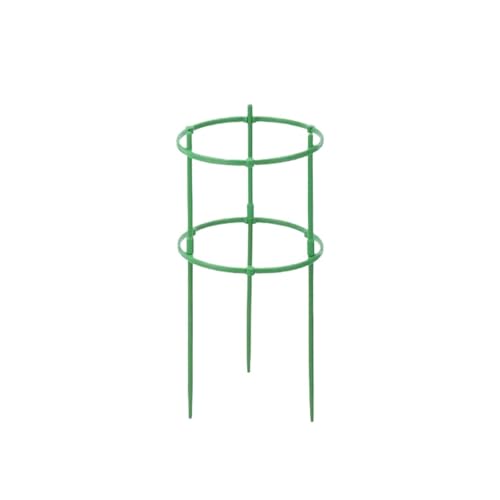 tomatenkäfig Pflanzenstützpfähle, runder Ring, Kunststoffkäfighalter, Blumentopf, Klettergitter, for Innen- und Außenbereich(6sets) von KJBDQQH