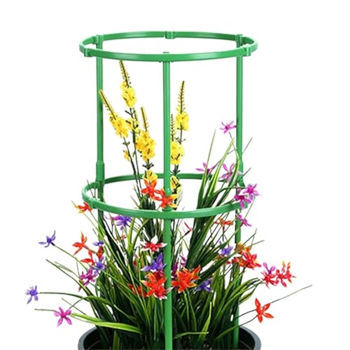 tomatenkäfig Verstellbare Pflanzenstütze for den Garten, Tomatenkäfig for Töpfe, Kletterpflanzen, Spalierzubehör von KJBDQQH